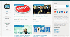 Desktop Screenshot of hablandodeseries.com